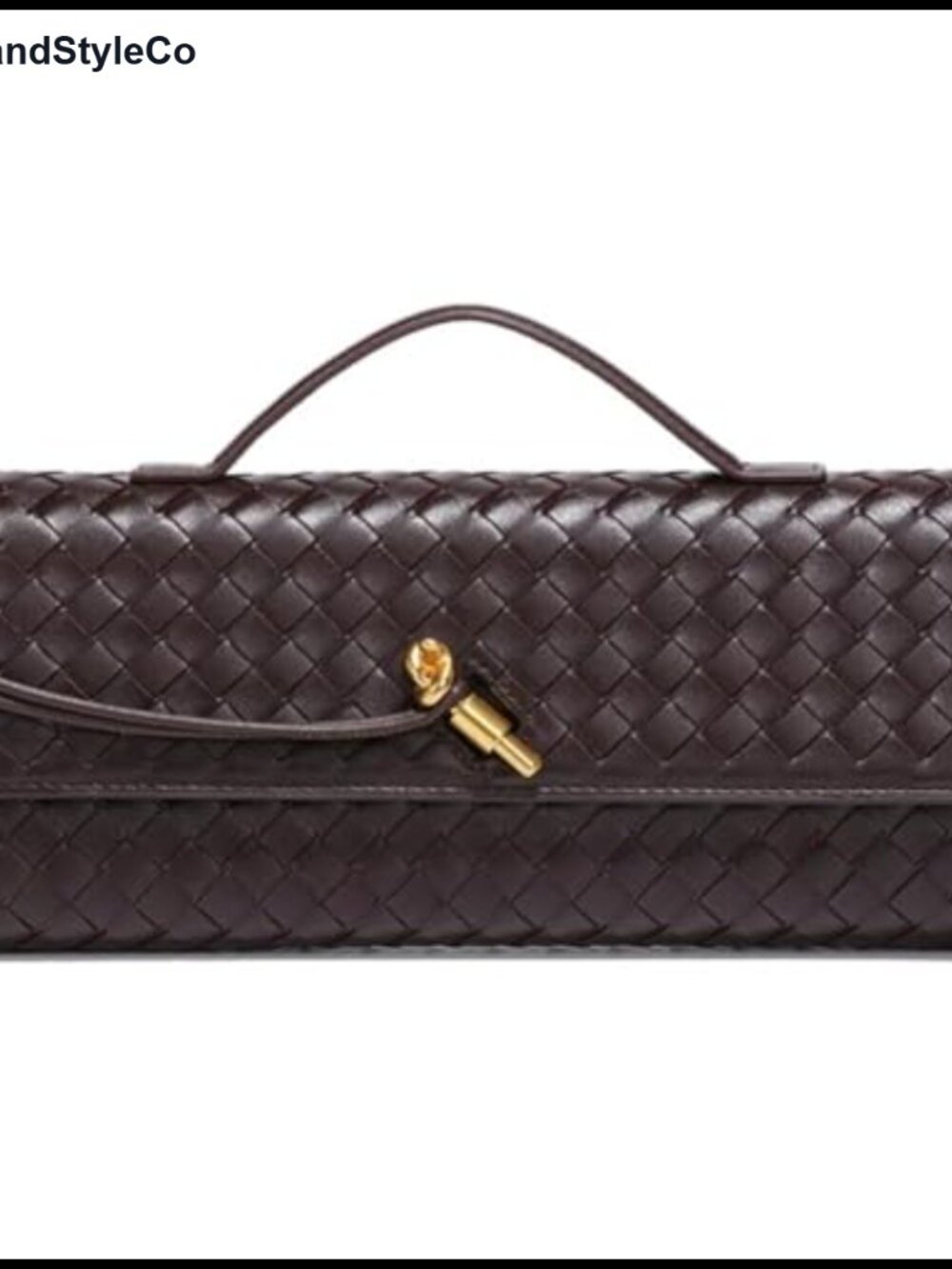 Woven PU Leather Evening Clutch Crossbody Hobo Shoulder Bag